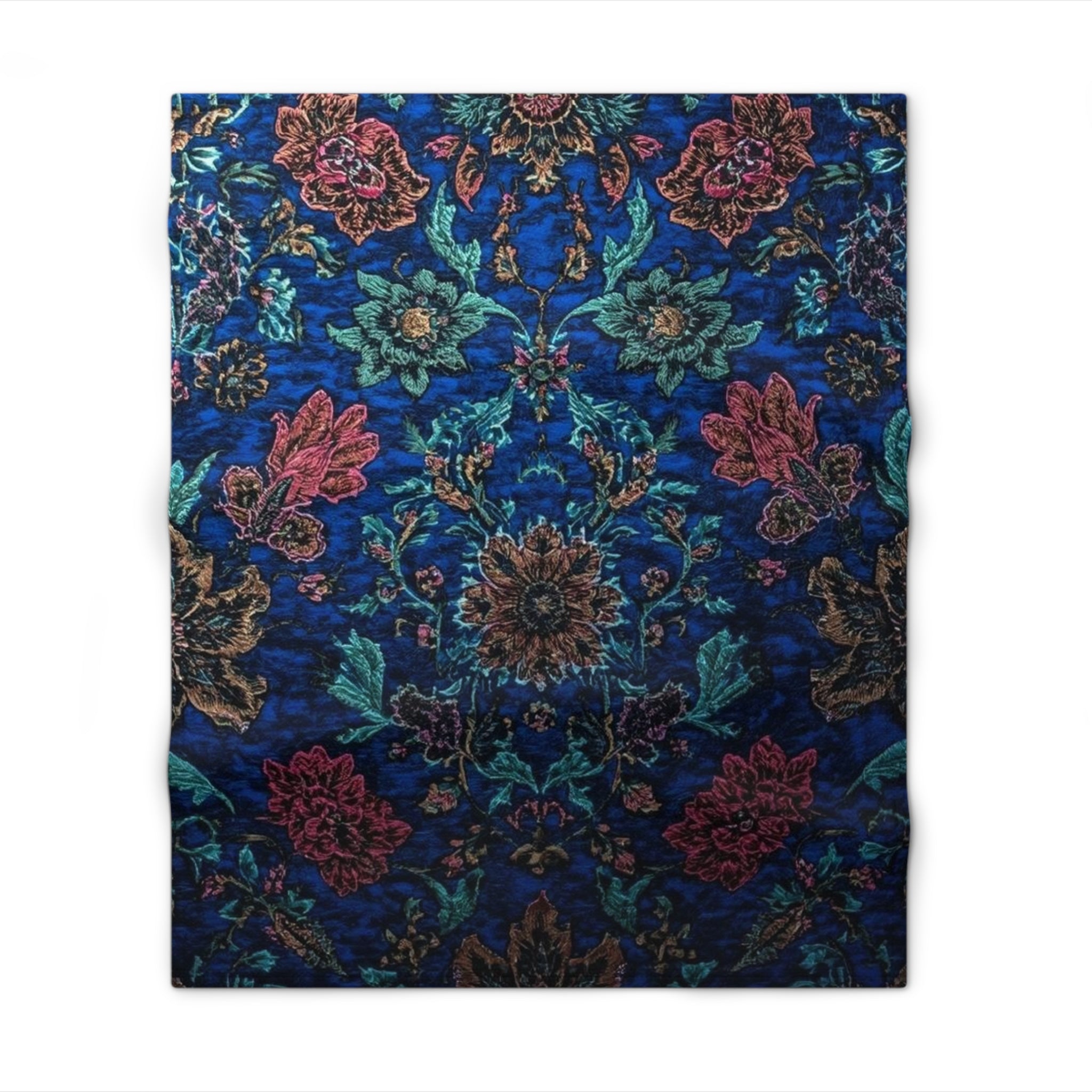 Elegant Floral Throw Blanket Boho Cozy Home Decor Accent - Rosetta Creative Boutique